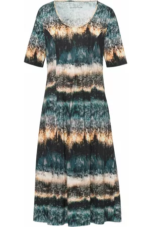 Green Cotton Dames Jurken - Jurk