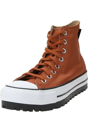 Converse bruin online hoog