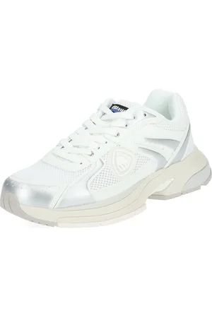 Blauer Sneakers laag