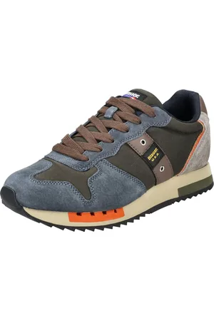 Blauer Sneakers laag