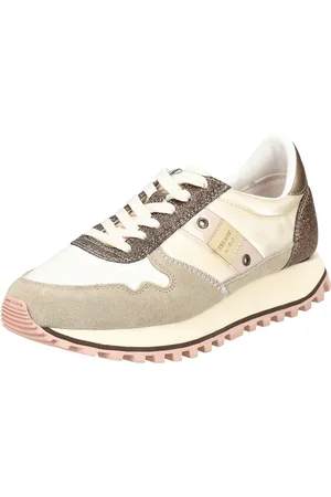 Blauer Sneakers laag