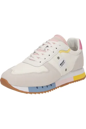 Blauer Sneakers laag