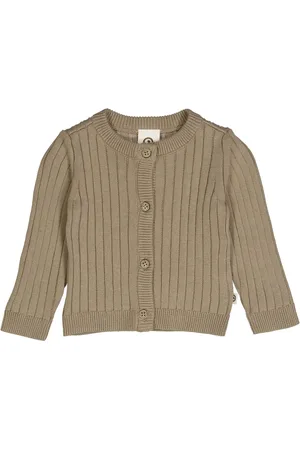 Green Cotton Gebreid vest