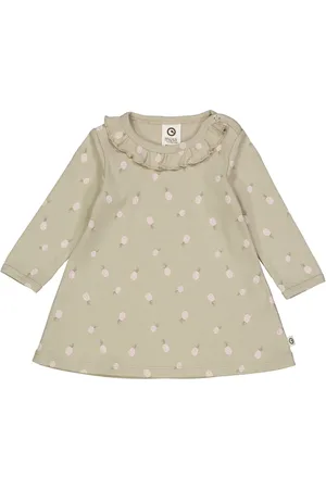 Green Cotton Jurk