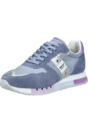Blauer Sneakers laag
