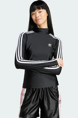 adidas Adicolor 3-Stripes Turtleneck Long Sleeve Tee