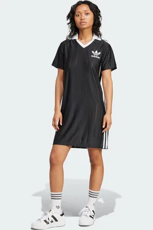 adidas Adicolor 3-Stripes Pinstripe Dress