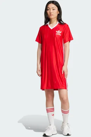 adidas Adicolor 3-Stripes Pinstripe Dress