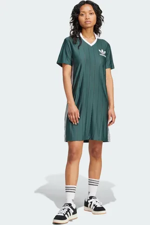 adidas Adicolor 3-Stripes Pinstripe Dress