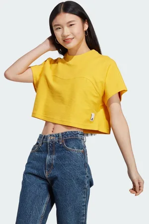 adidas Lounge Terry Loop Crop Top