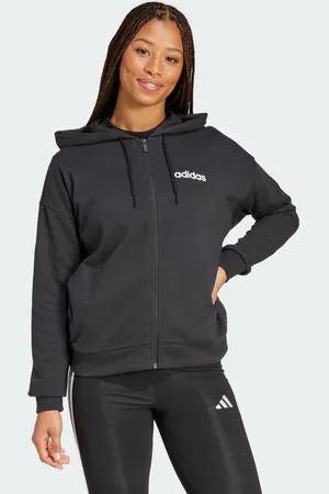 adidas Essentials Linear Full-Zip French Terry Hoodie