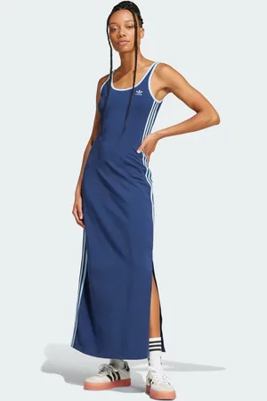 adidas Adicolor 3-Stripes Tank Maxi Dress