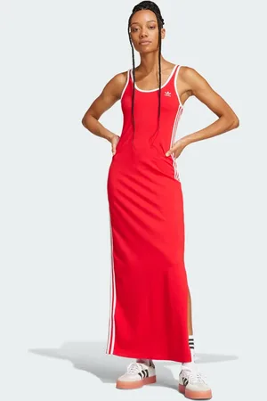 adidas Adicolor 3-Stripes Tank Maxi Dress