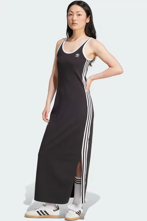 adidas Adicolor 3-Stripes Tank Maxi Dress