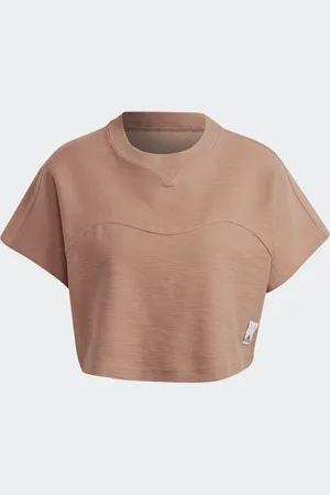 adidas Lounge Terry Loop Crop Top