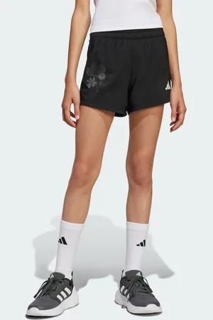 adidas Train Essentials Flower-Print Shorts Kids