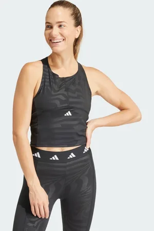 adidas Techfit Printed Crop Training Tank Top