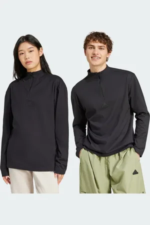 adidas AdiClub Long Sleeve Zip Jersey