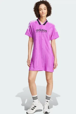 adidas Tiro Cut 3-Stripes Jacquard Tee Dress