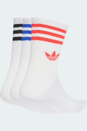 adidas 3-Stripes Crew Socks 3 Pairs