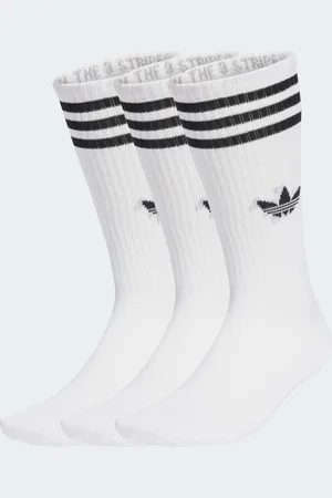 adidas 3-Stripes High Crew Socks 3 Pairs