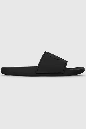 ANINE BING Isla Slides in Monogram