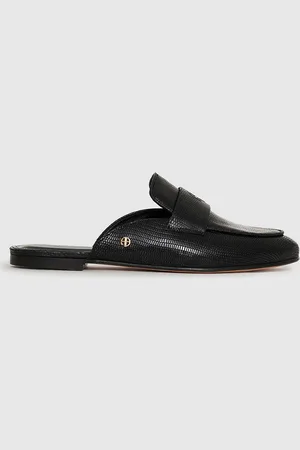 ANINE BING Corrine Mules in Mini Embossed