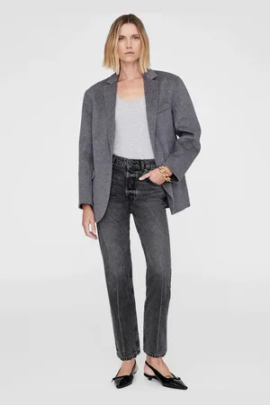 ANINE BING Kate Jean in Steel