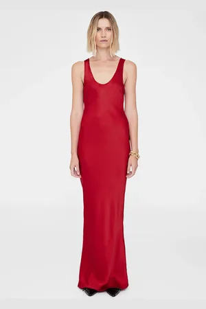 ANINE BING Alison Dress in Scarlet