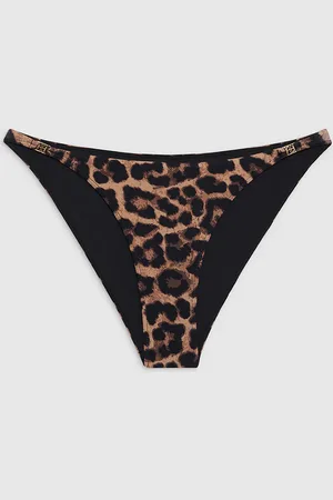 ANINE BING Bellamy Bikini Bottom in And Brown Leopard