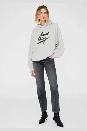 ANINE BING Harvey Sweatshirt Signature in Heather