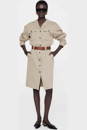 ANINE BING Zaire Skirt in Oatmeal
