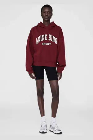 ANINE BING Alec Hoodie Sport in Cabernet