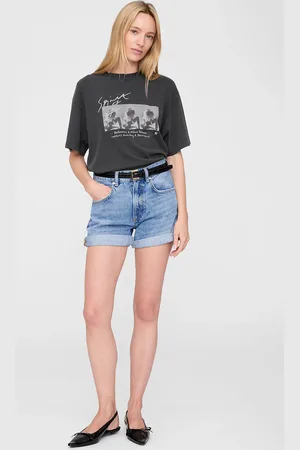 ANINE BING Ashton Tee Concert in Washed
