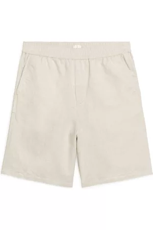 ARKET Cotton-Linen Drawstring Shorts