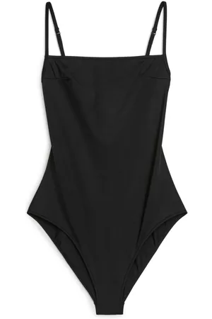ARKET Square-Neck Swimsuit - Black