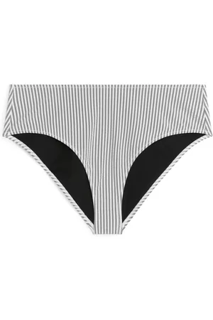 ARKET Seersucker Bikini Bottom - Black