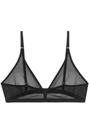 ARKET Dames Bh's - Soft Mesh Bra - Black