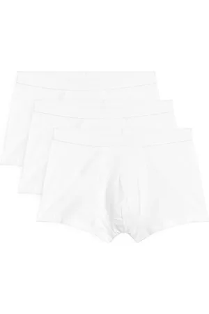 ARKET Heren Sokken - Pima Cotton Trunks, Set of 3 - White