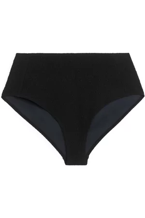 ARKET Textured Bikini Briefs - Black