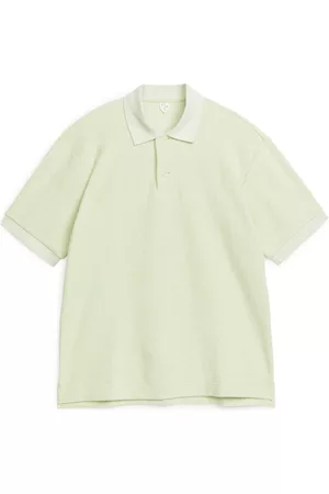 ARKET Towelling Polo Shirt - Green