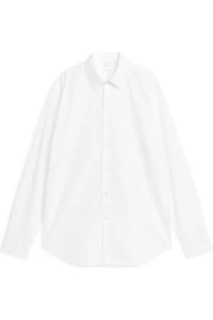 ARKET Cotton Poplin Shirt - White