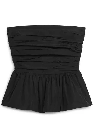 ARKET Dames Bustiers - Ruched Bustier - Black