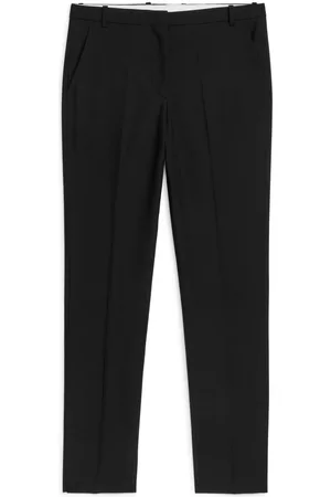 ARKET Dames Stretchbroeken - Full-Length Stretch Trousers - Black