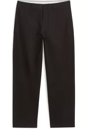 ARKET Cotton Twill Trousers - Brown