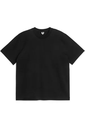ARKET Heren T-shirts - Oversized Heavyweight T-shirt - Black