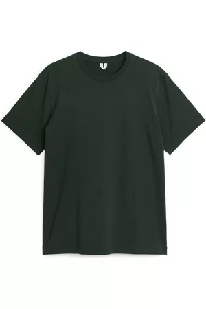 ARKET Heren T-shirts - Midweight T-Shirt - Black