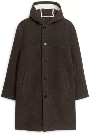ARKET Hooded Duffle Coat - Brown