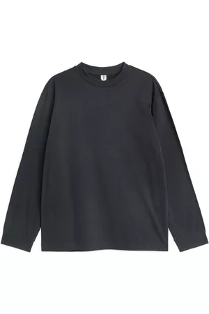 ARKET Lightweight Long-Sleeved T-Shirt - Black