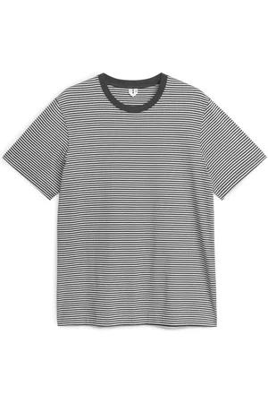 ARKET Heren T-shirts - Midweight T-Shirt - Grey